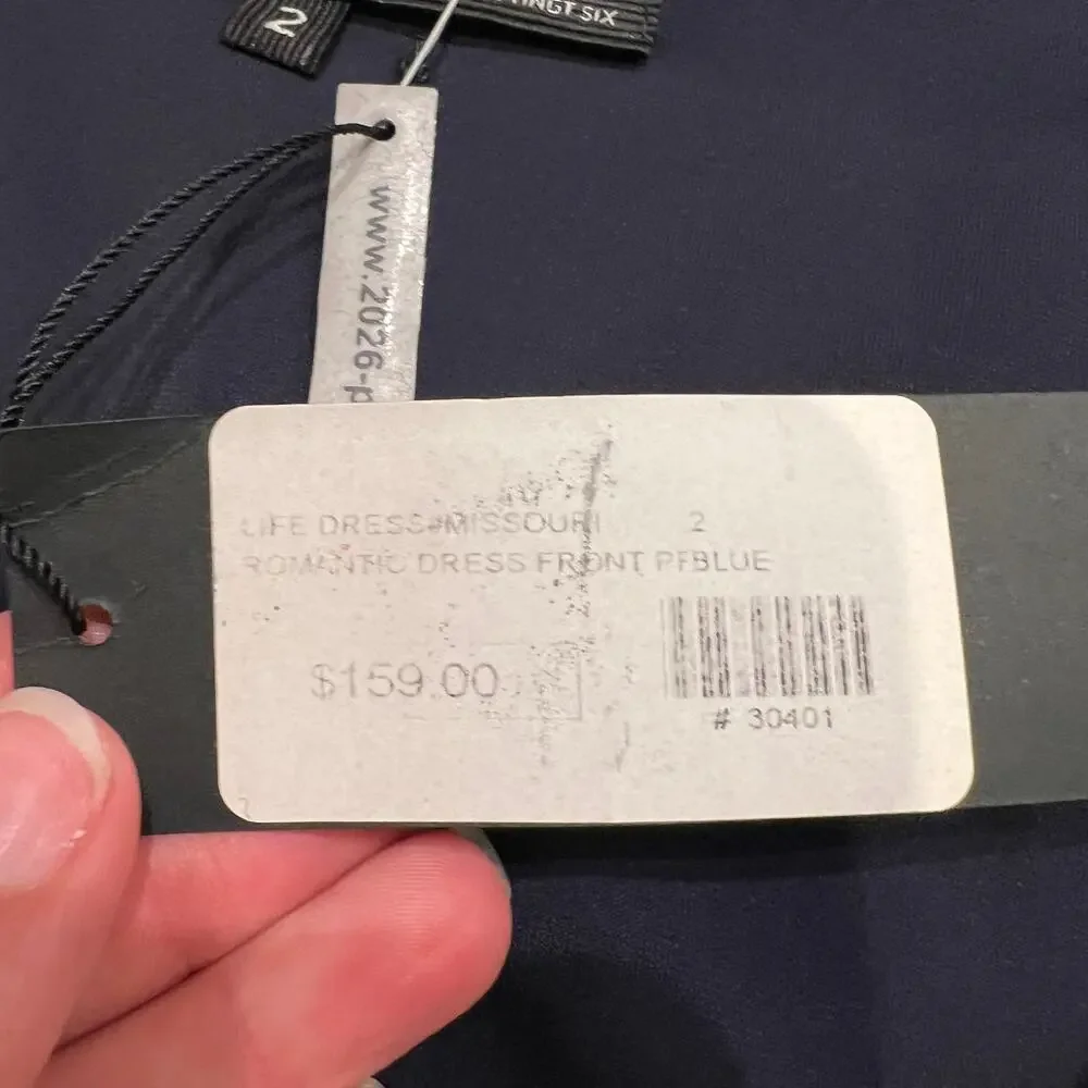 Multicolor Long Sleeve Dress - Picture 7 of 8